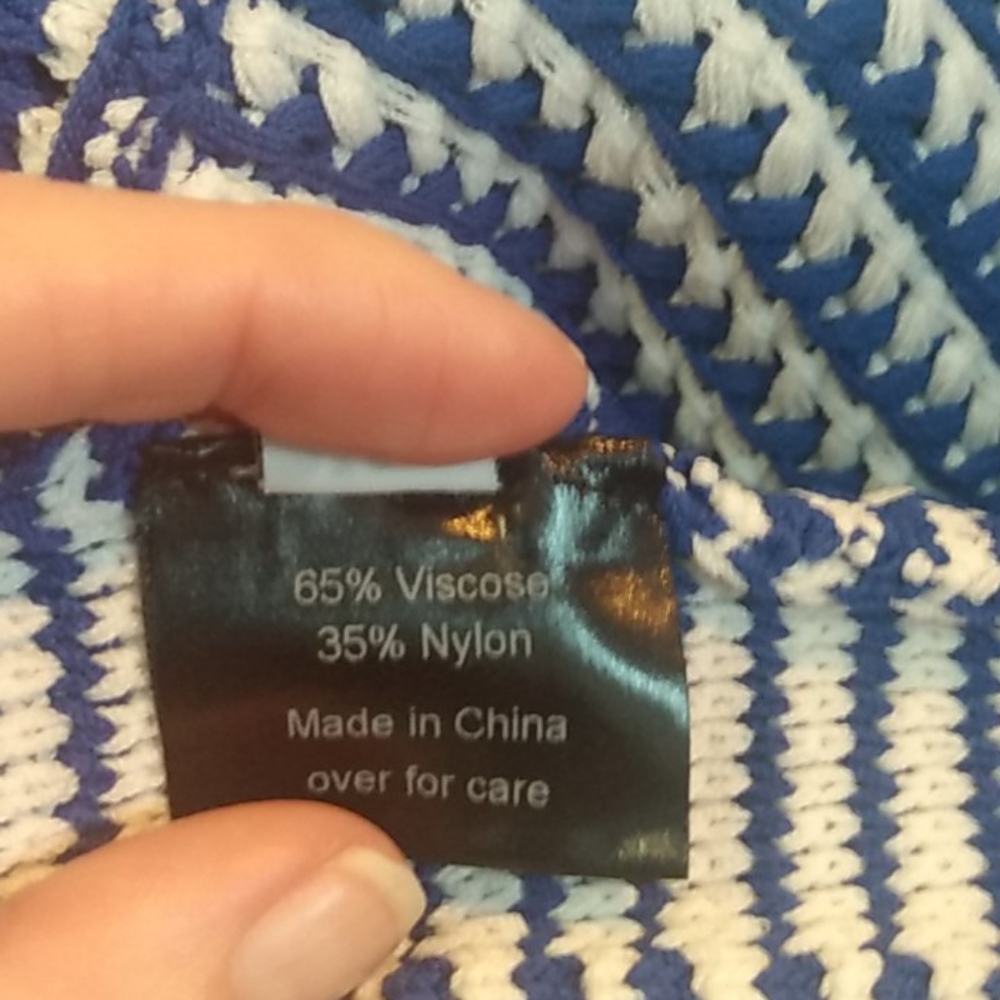 NWOT Rachel Comey blue & white striped sweater - Picture 6 of 7